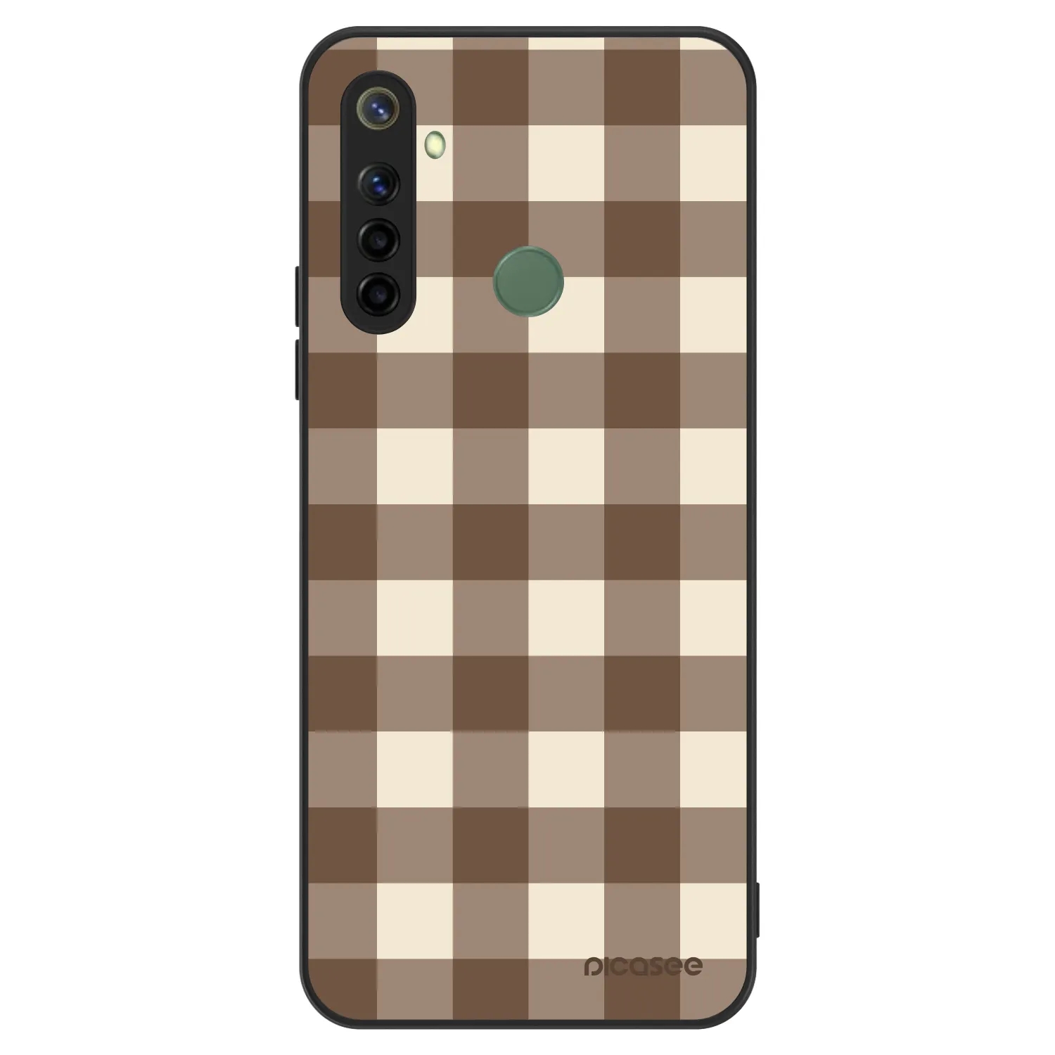 Picasee ULTIMATE CASE na Realme 6i - Brown grid
