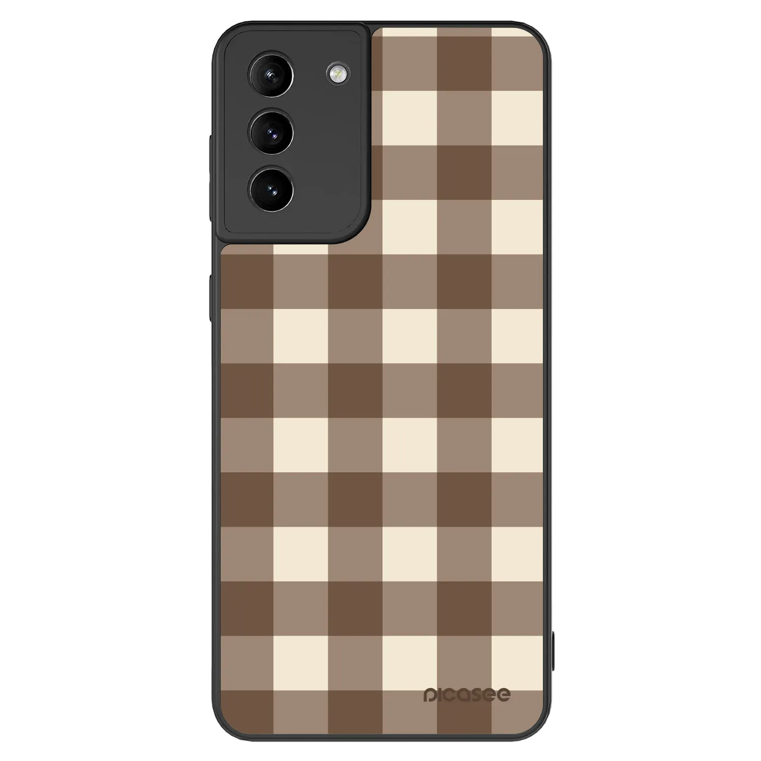 Picasee ULTIMATE CASE na Samsung Galaxy S21+ 5G G996F - Brown grid