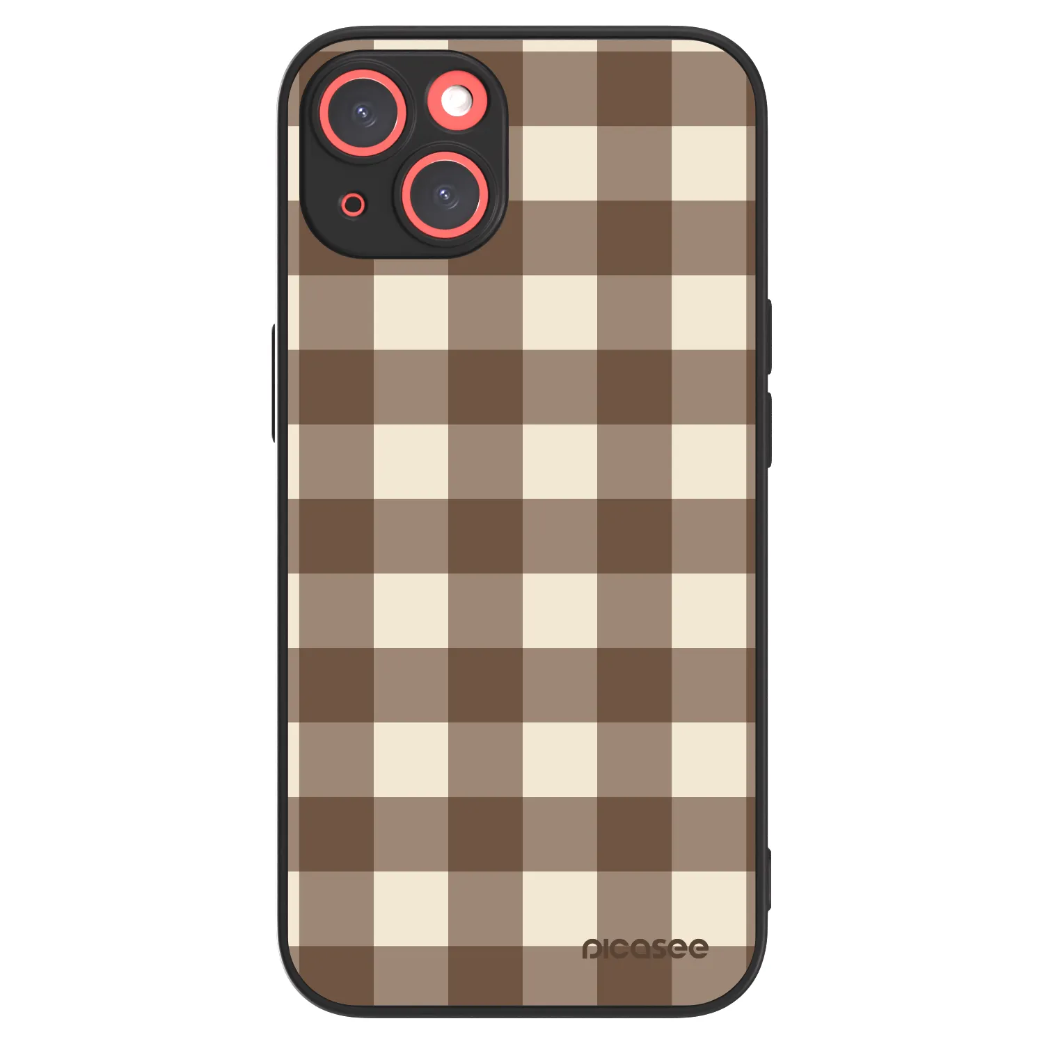 Picasee ULTIMATE CASE na Apple iPhone 13 - Brown grid