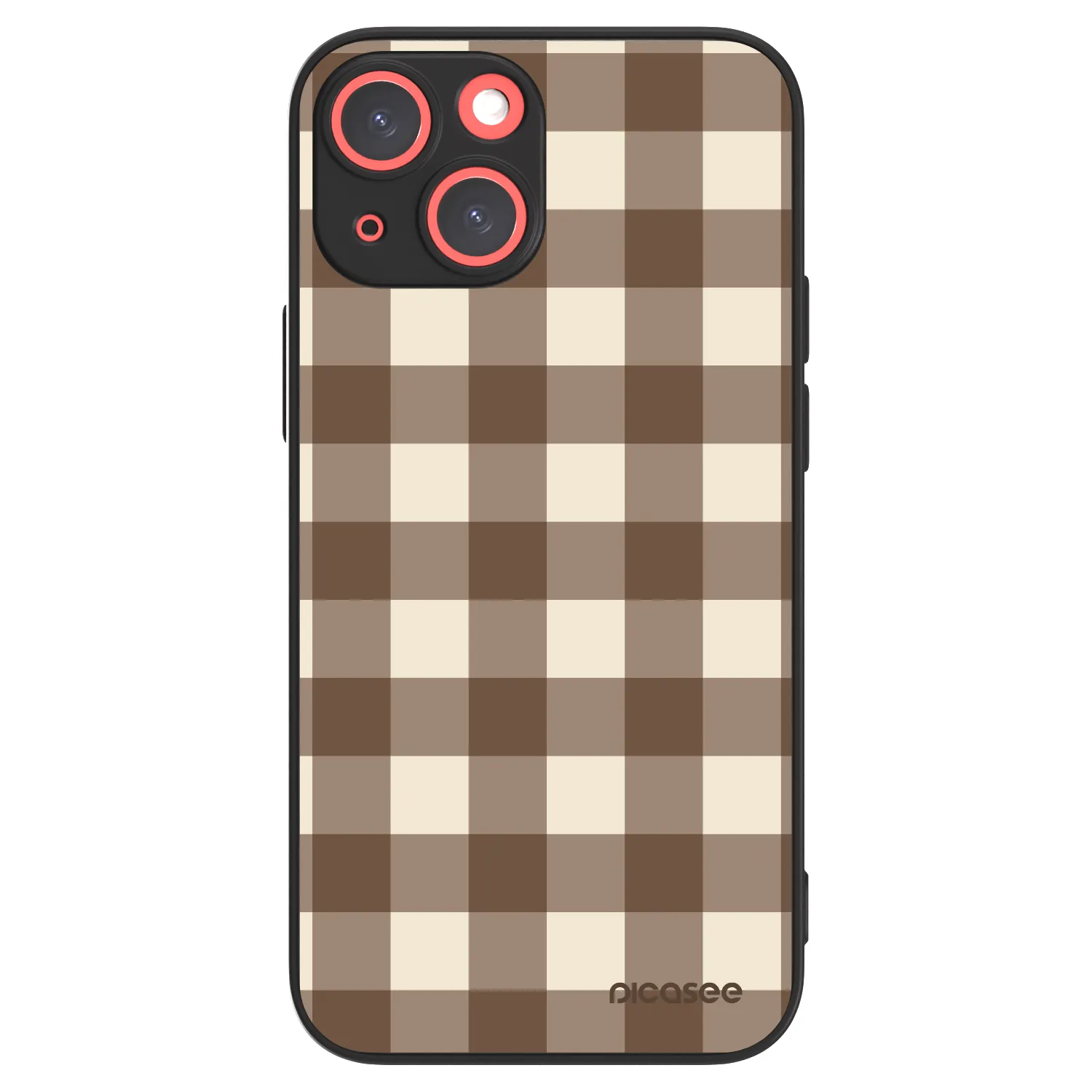 Picasee ULTIMATE CASE na Apple iPhone 13 mini - Brown grid