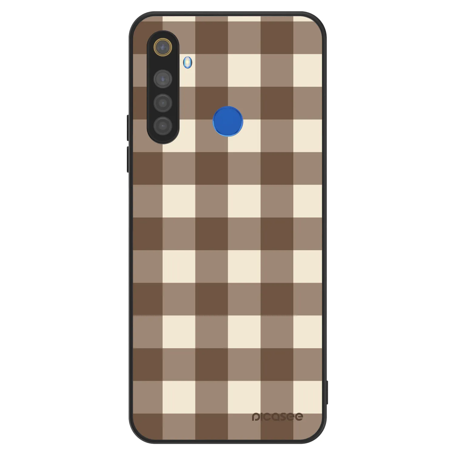Picasee ULTIMATE CASE na Realme 5 - Brown grid