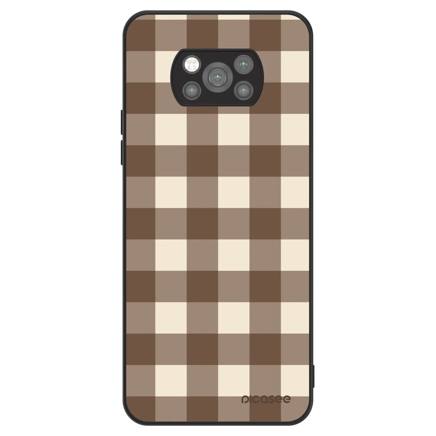 Picasee ULTIMATE CASE na Xiaomi Poco X3 Pro - Brown grid