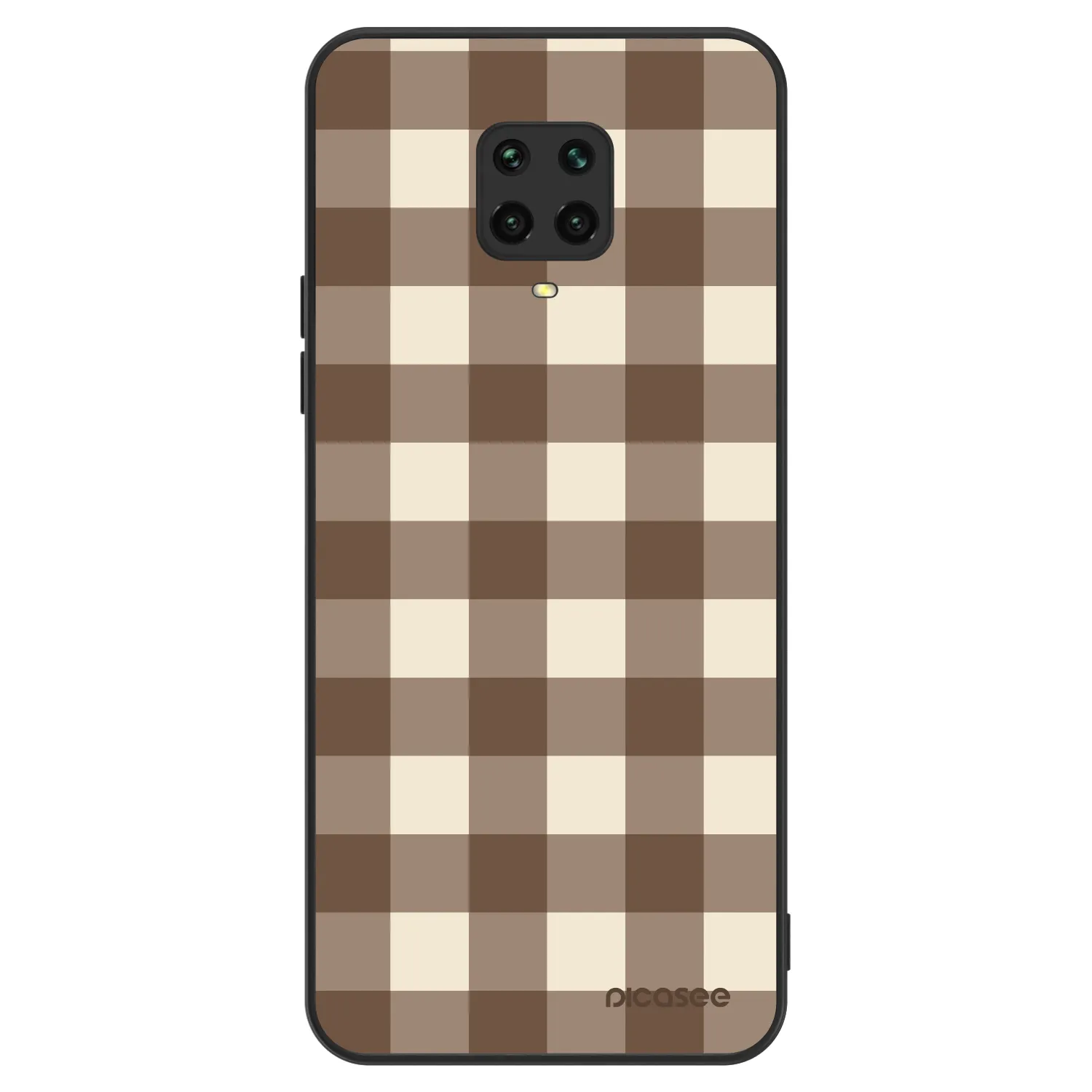 Picasee ULTIMATE CASE na Xiaomi Redmi Note 9S - Brown grid