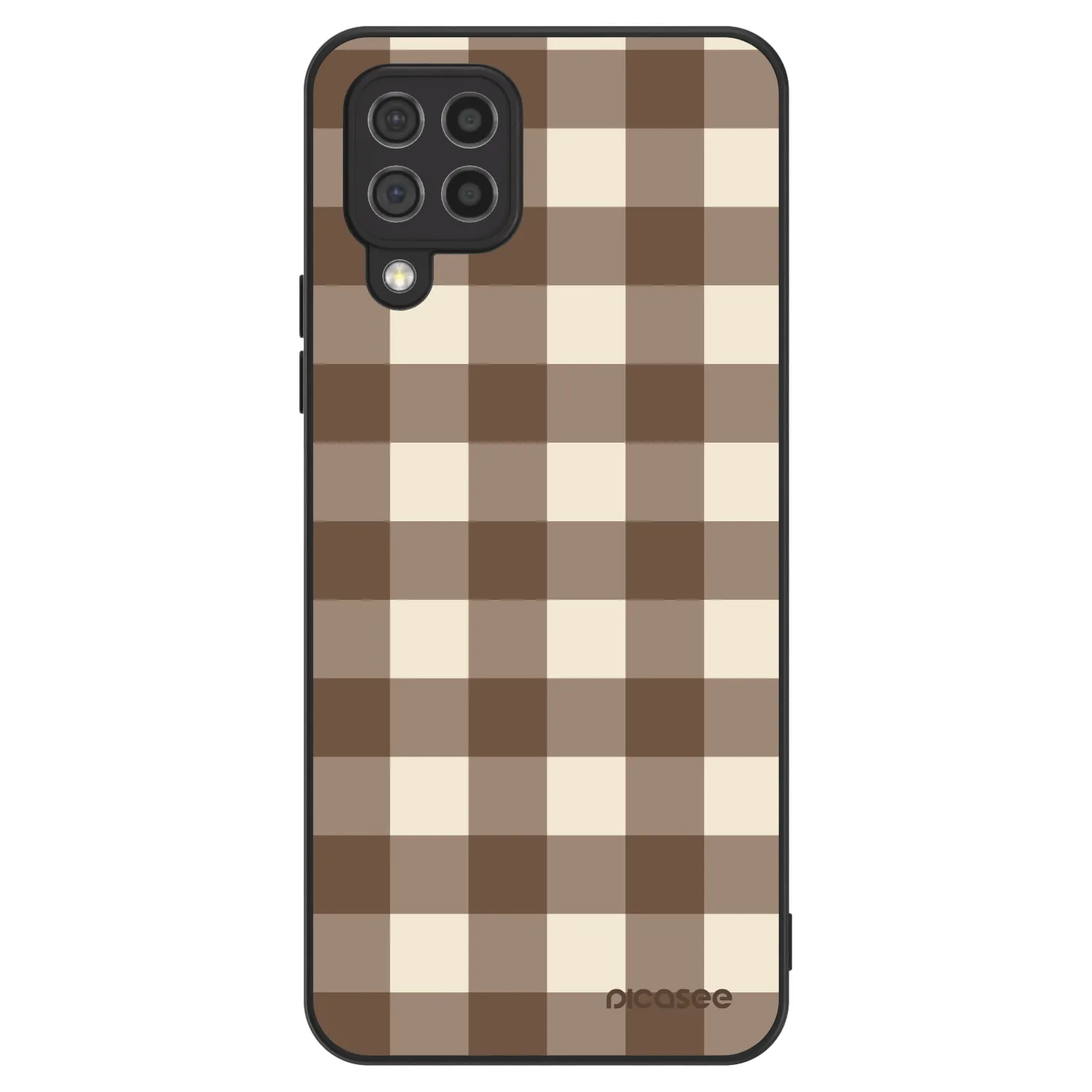 Picasee ULTIMATE CASE na Samsung Galaxy A22 A225F 4G - Brown grid
