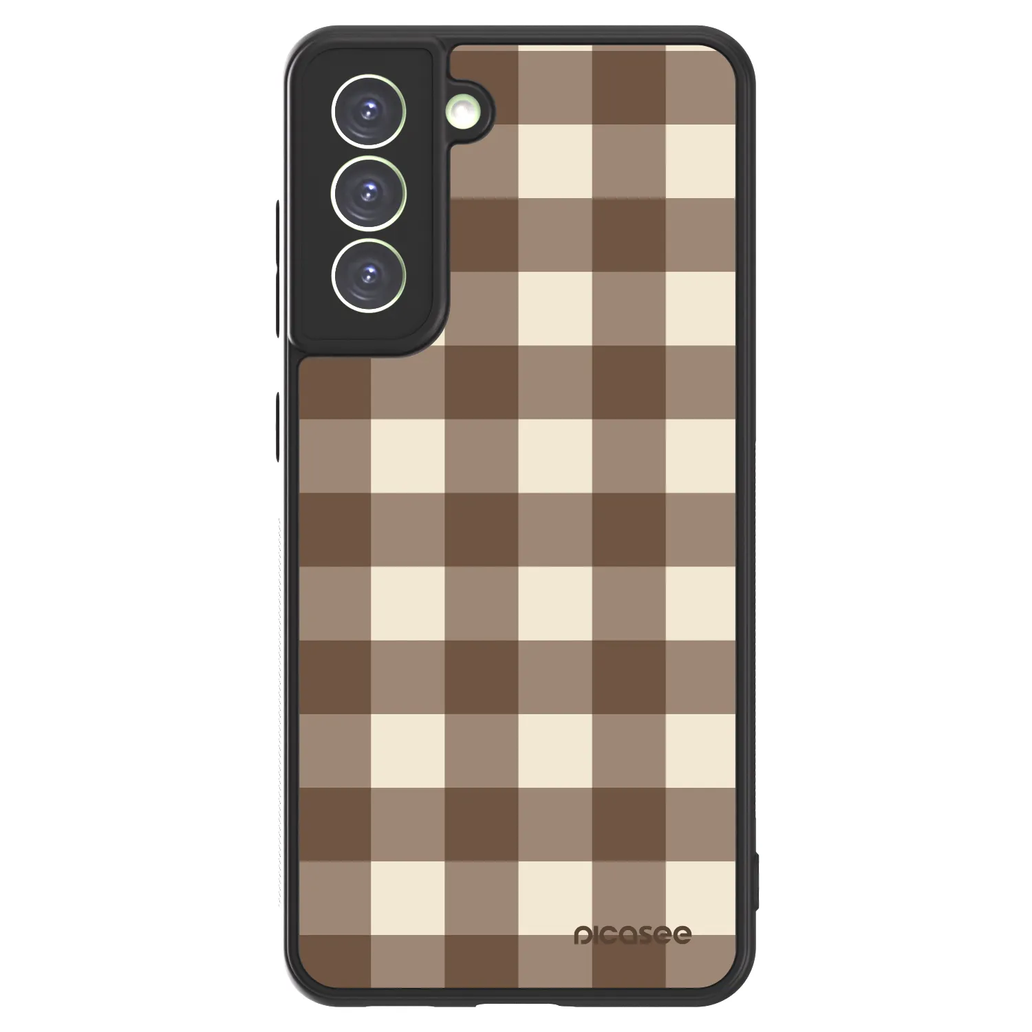 Picasee ULTIMATE CASE na Samsung Galaxy S21 FE 5G - Brown grid