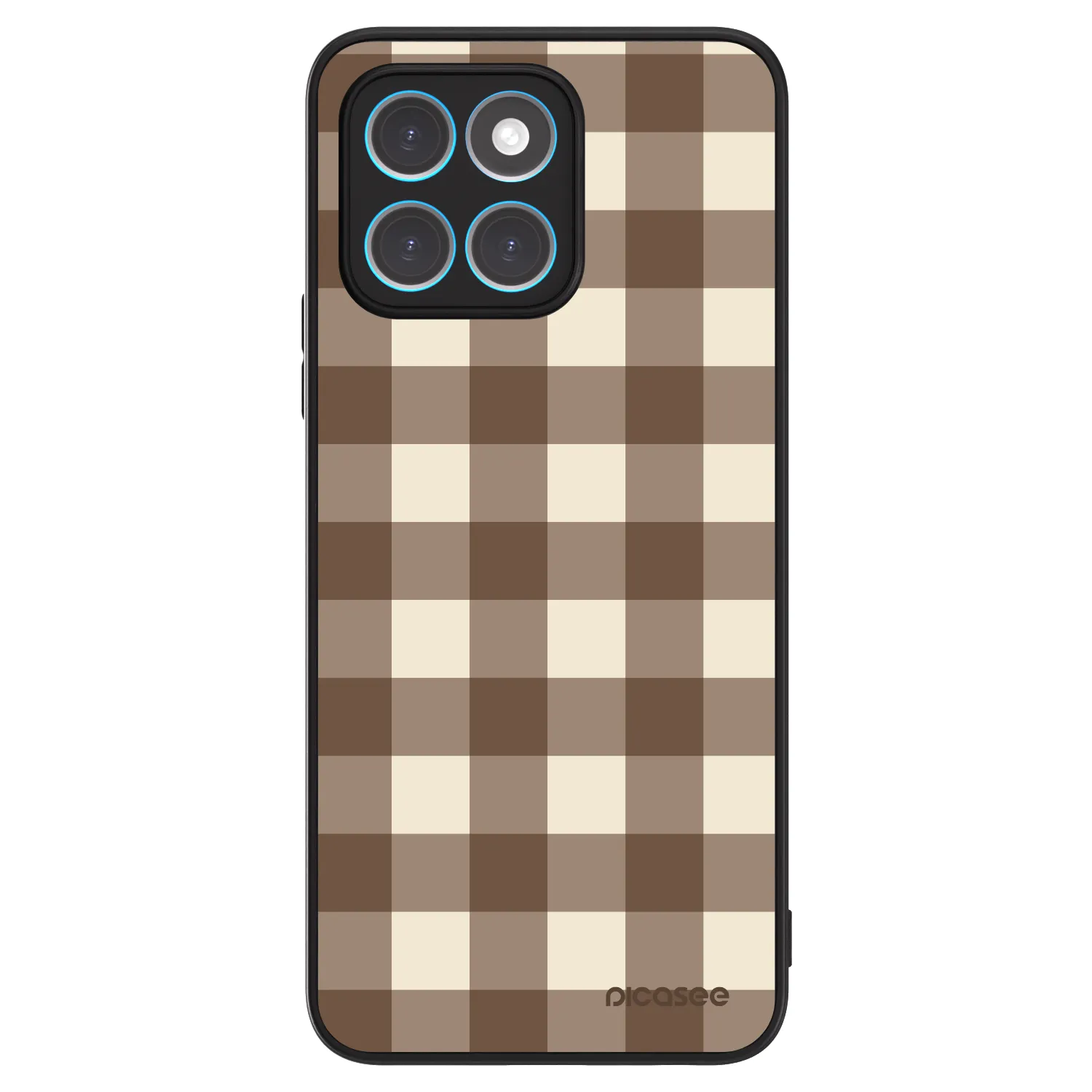 Picasee ULTIMATE CASE na Honor X8 4G - Brown grid