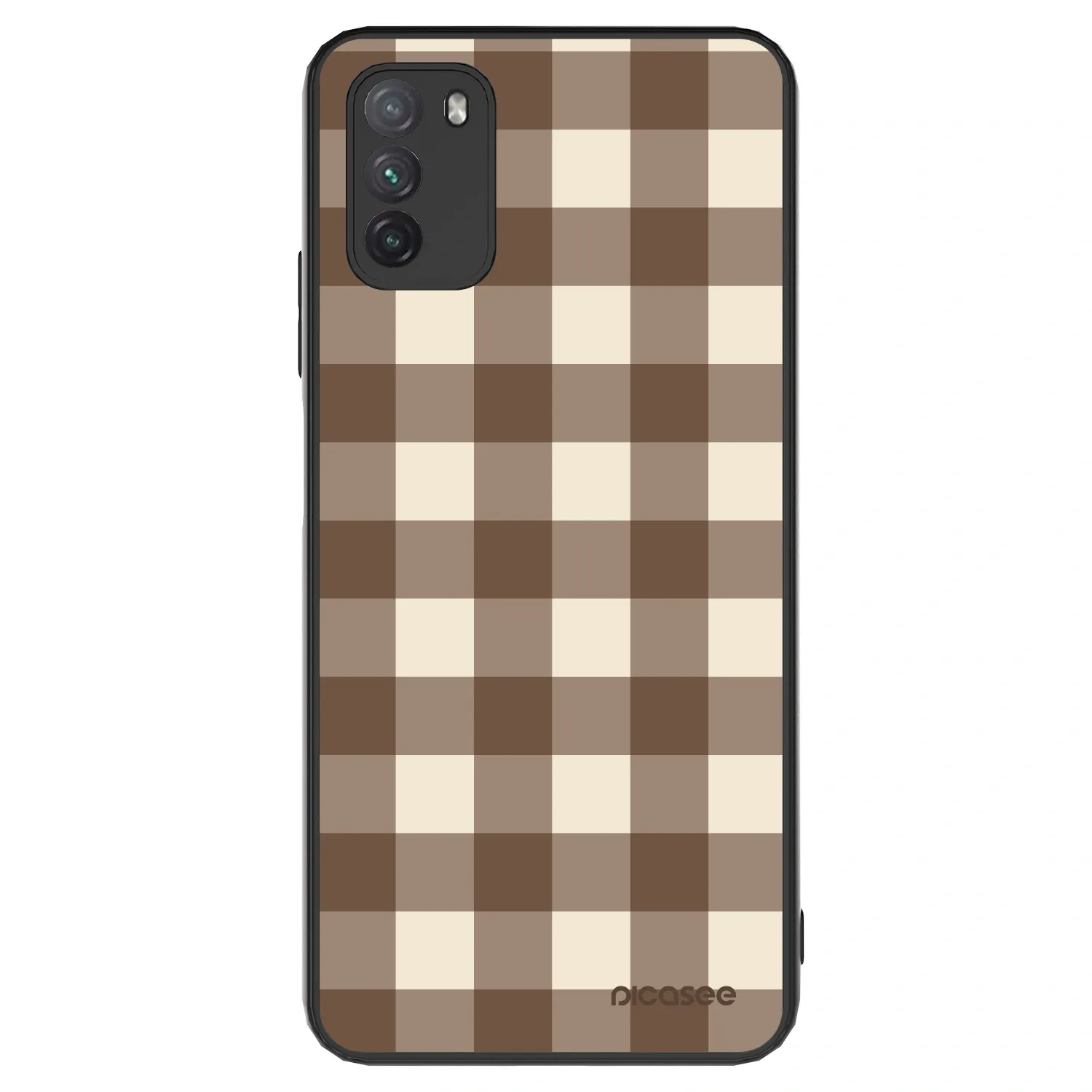 Picasee ULTIMATE CASE na Xiaomi Poco M3 - Brown grid