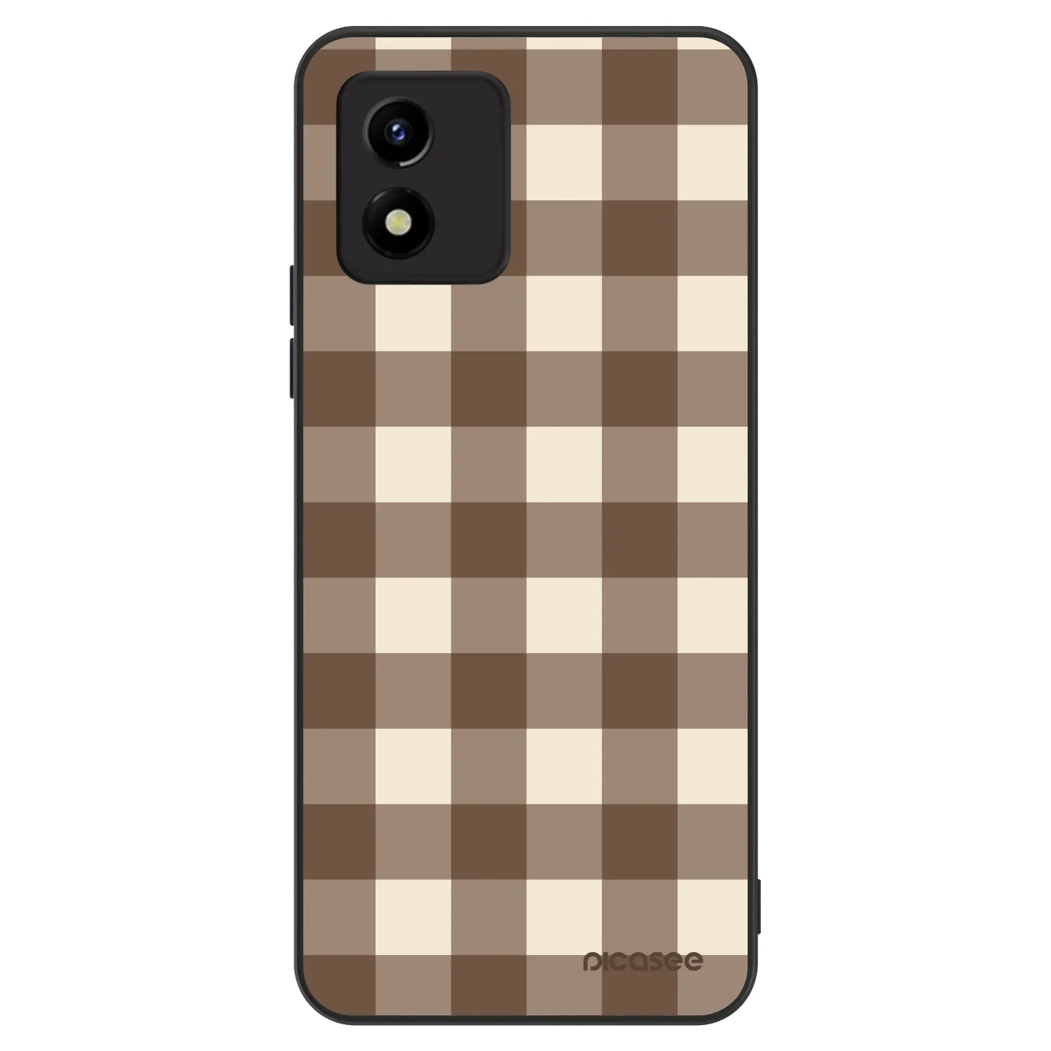 Picasee ULTIMATE CASE na Vivo Y01 - Brown grid