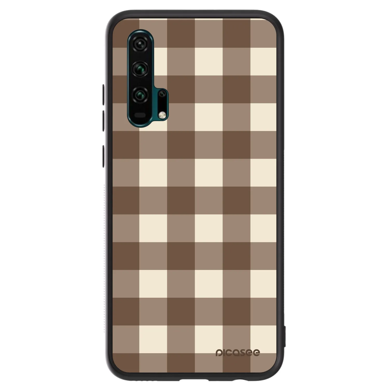 Picasee ULTIMATE CASE na Honor 20 Pro - Brown grid