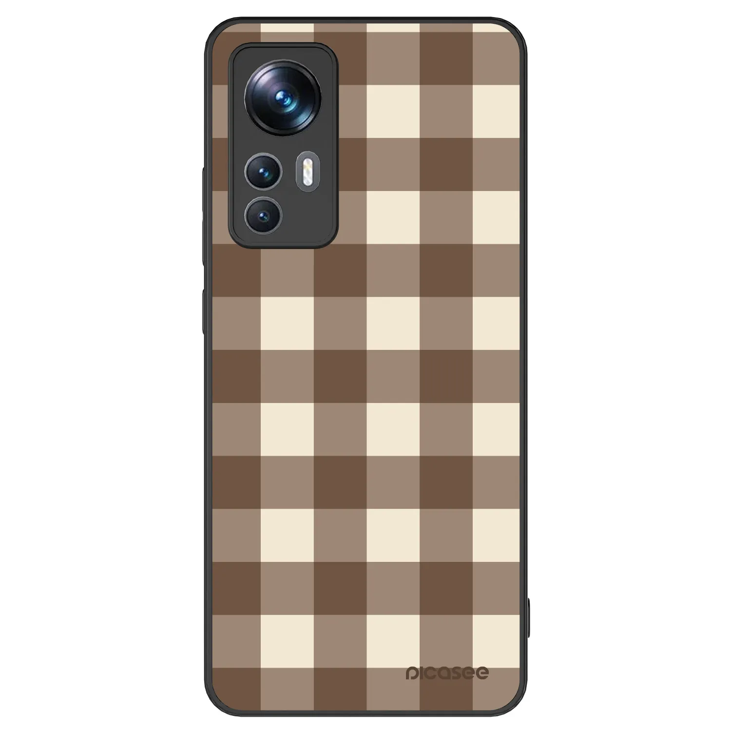 Picasee ULTIMATE CASE na Xiaomi 12T - Brown grid