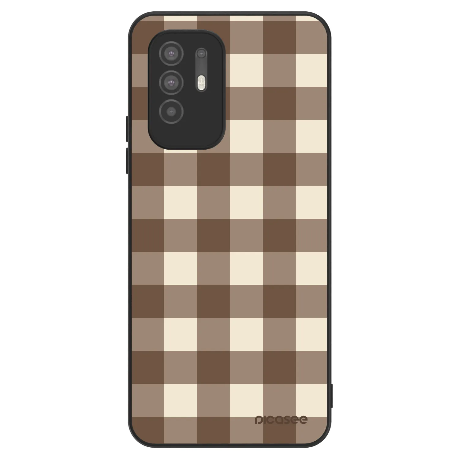 Picasee ULTIMATE CASE na OPPO A94 5G - Brown grid