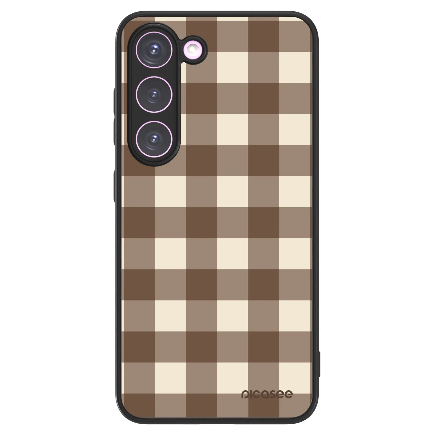 Picasee ULTIMATE CASE na Samsung Galaxy S23 5G - Brown grid