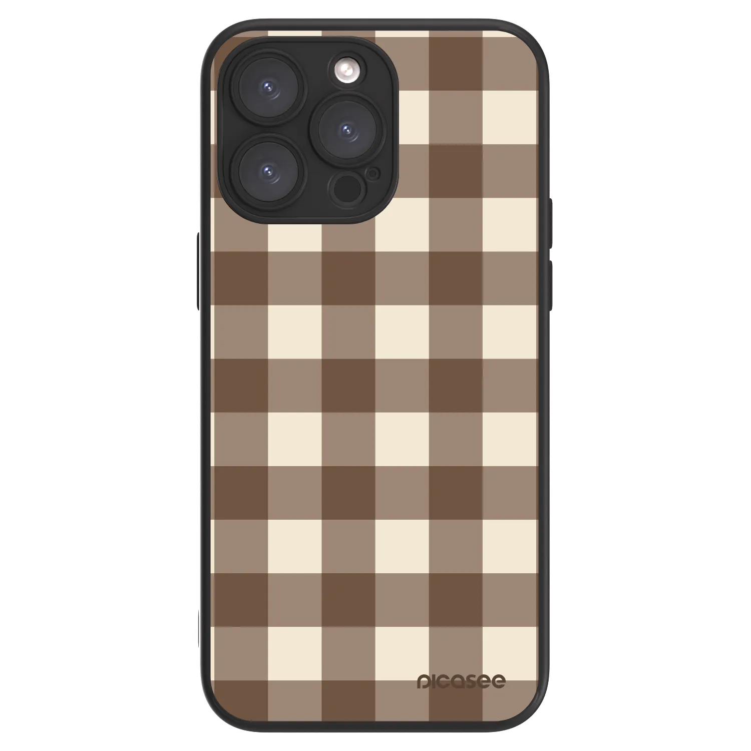 Picasee ULTIMATE CASE na Apple iPhone 15 Pro Max - Brown grid