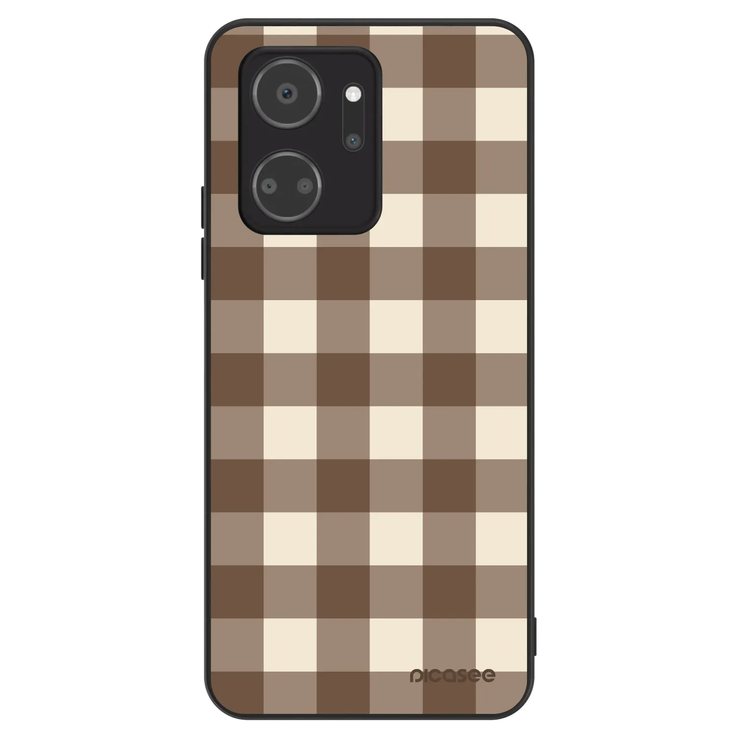Picasee ULTIMATE CASE na Honor X7a - Brown grid