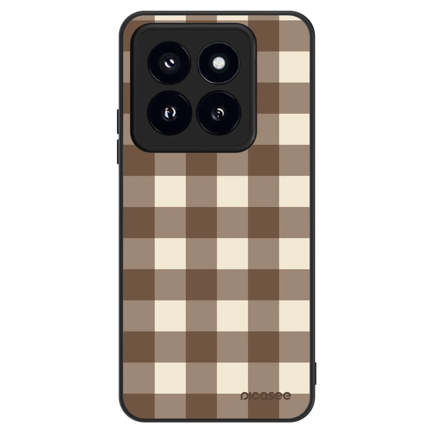 Picasee ULTIMATE CASE na Xiaomi 14 Pro - Brown grid