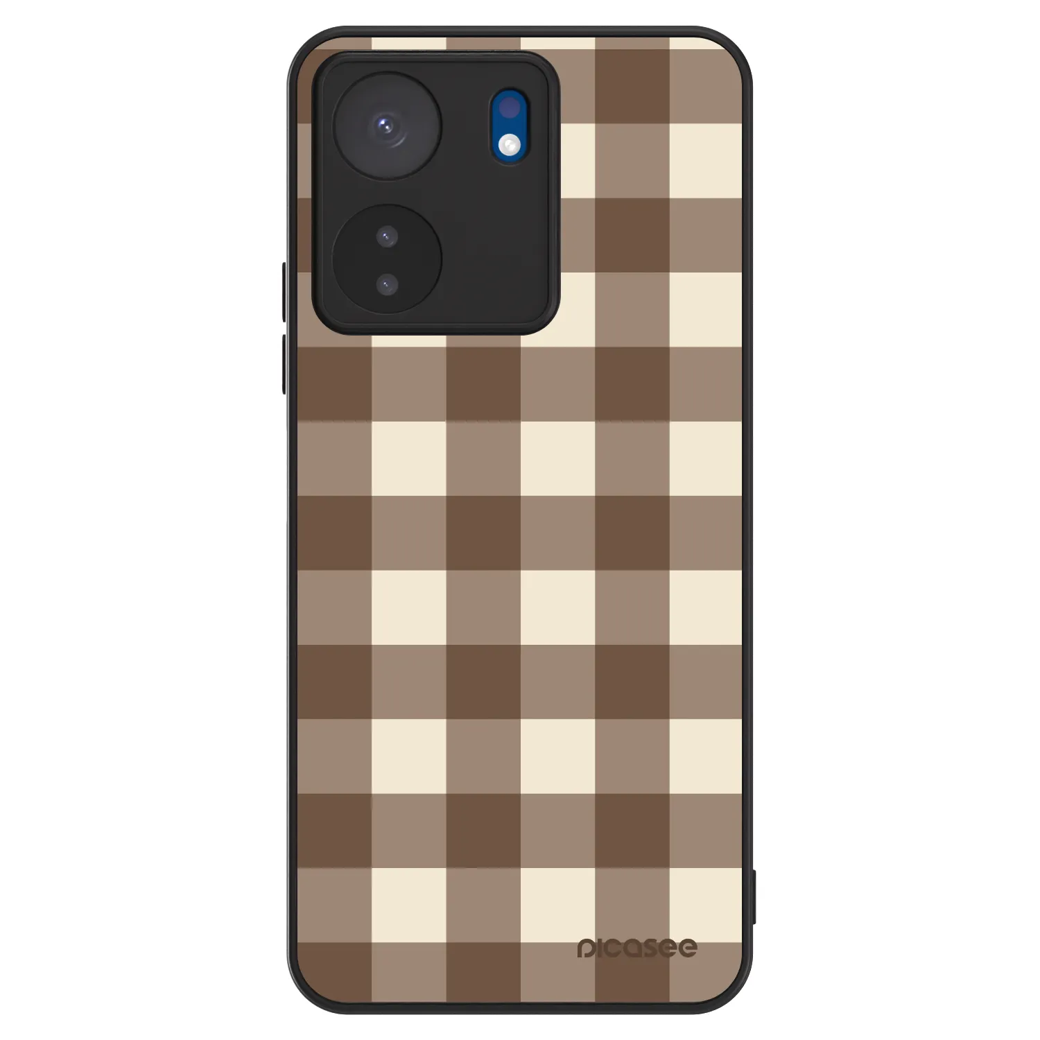 Picasee ULTIMATE CASE na Xiaomi Redmi 13C 4G - Brown grid