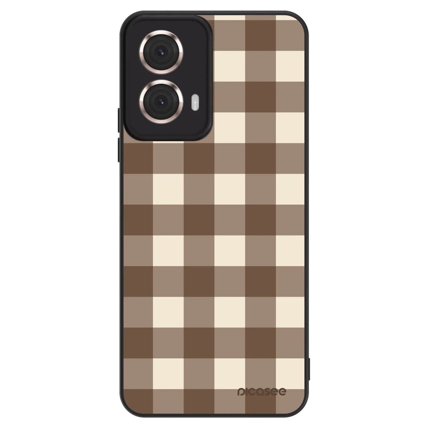 Picasee ULTIMATE CASE na Motorola Moto G85 - Brown grid