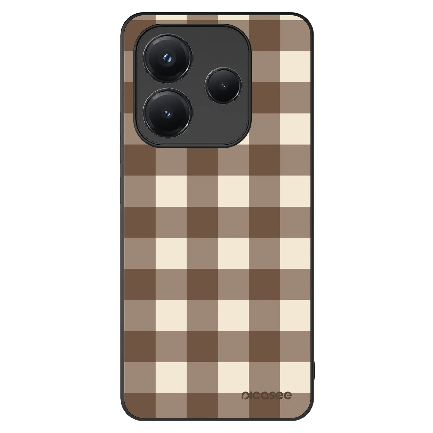 Picasee ULTIMATE CASE na Xiaomi Redmi Note 14 5G - Brown grid