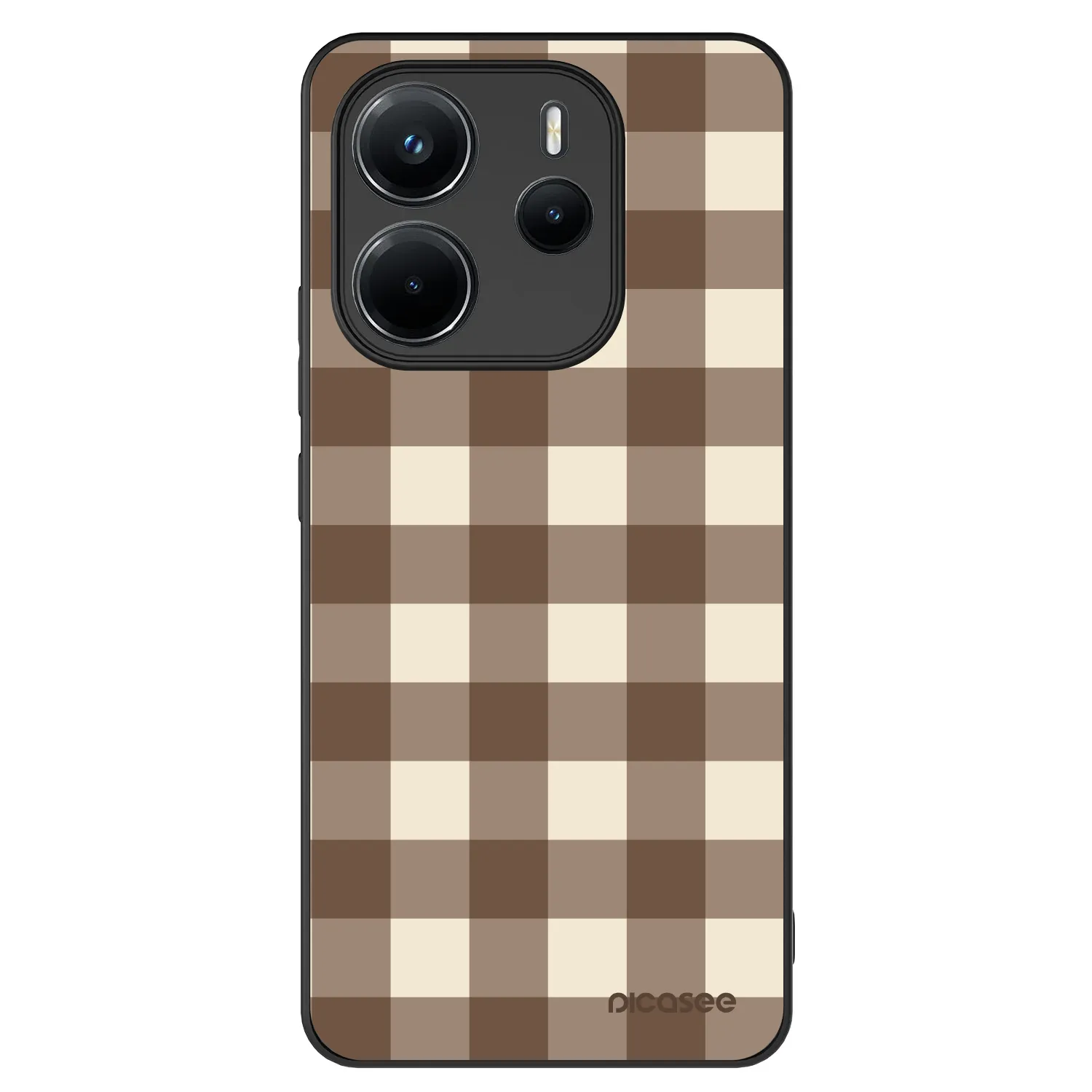 Picasee ULTIMATE CASE na Xiaomi Redmi Note 14 4G - Brown grid