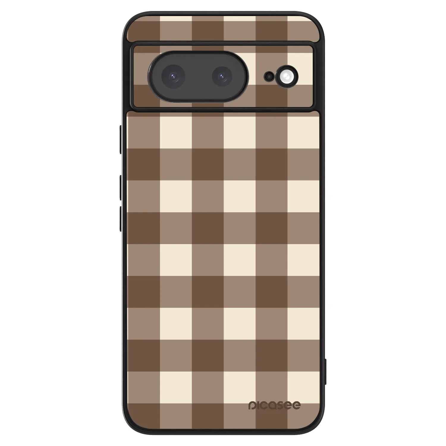 Picasee ULTIMATE CASE na Google Pixel 8a - Brown grid