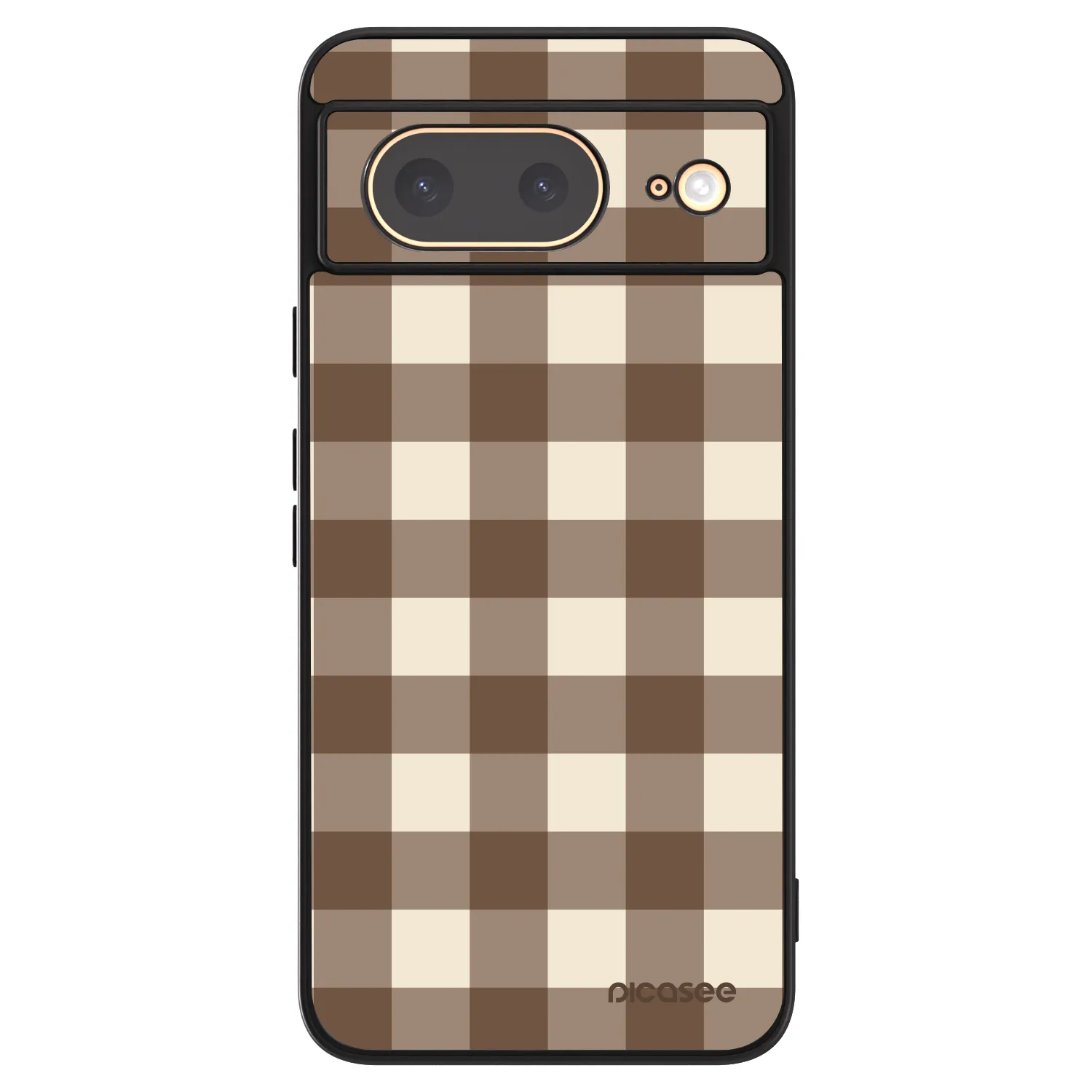 Picasee ULTIMATE CASE na Google Pixel 8 - Brown grid