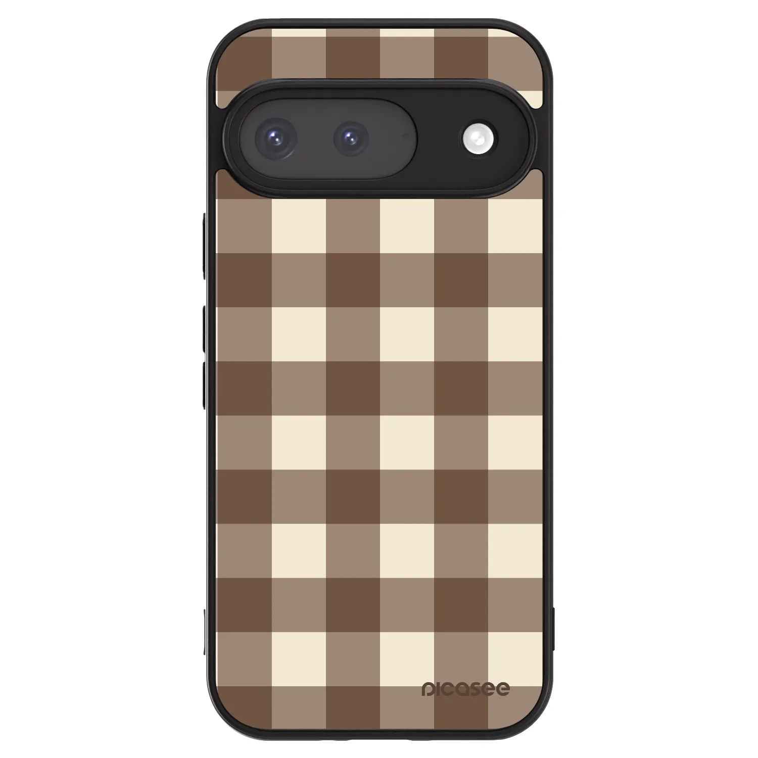 Picasee ULTIMATE CASE na Google Pixel 9 - Brown grid