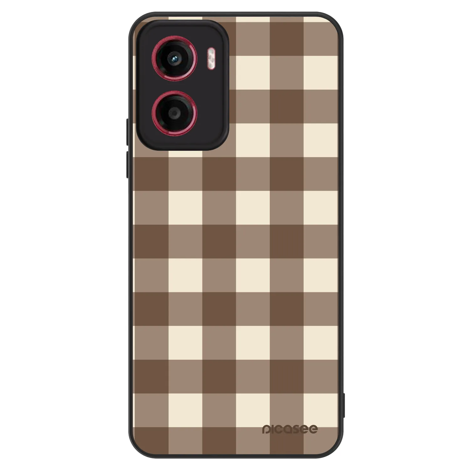 Picasee ULTIMATE CASE na Motorola Moto G05 - Brown grid