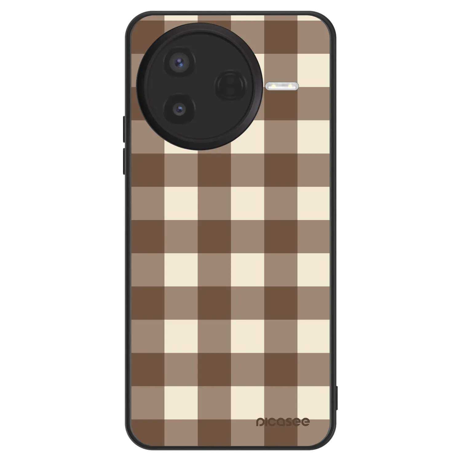 Picasee ULTIMATE CASE na Xiaomi Poco F7 Pro 5G - Brown grid