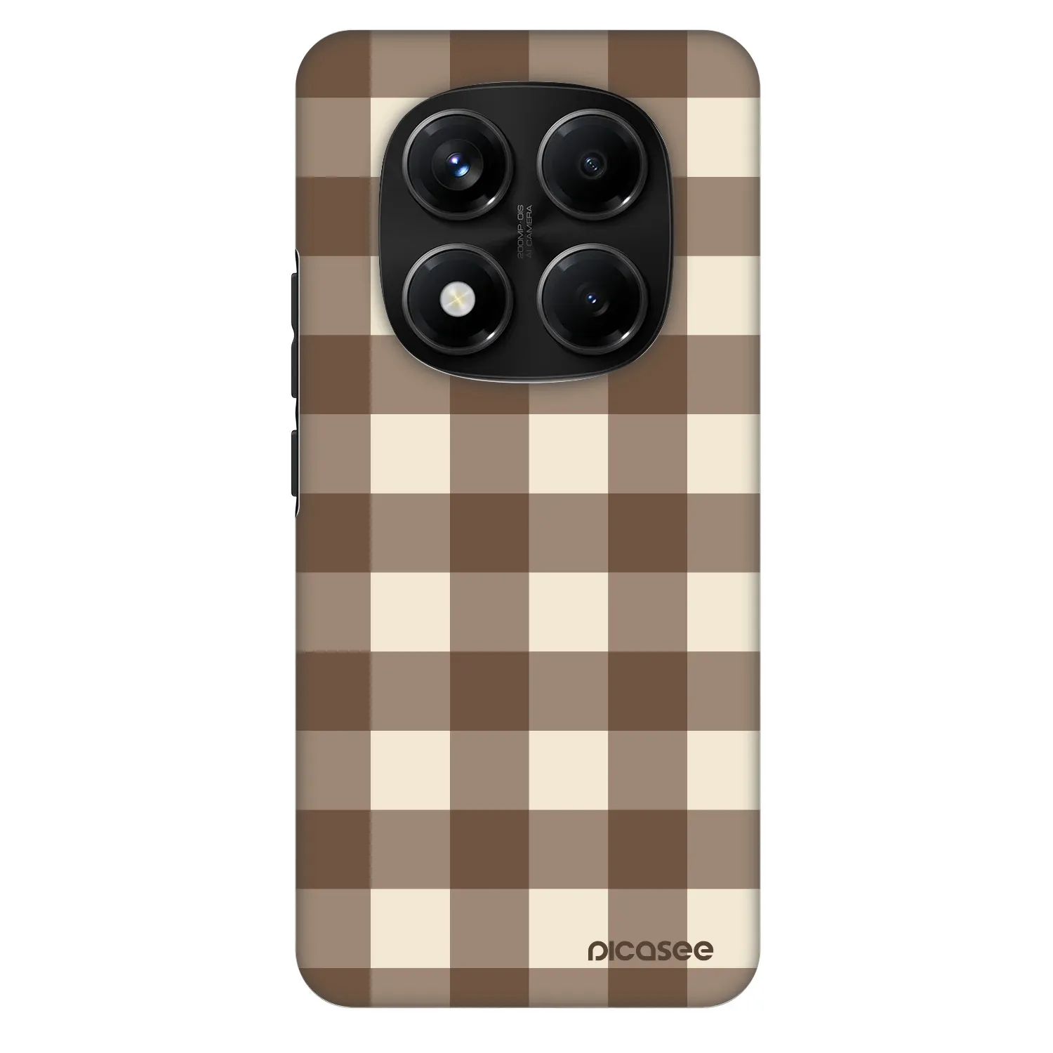 Picasee Fashion Case na Xiaomi Redmi Note 14 Pro+ 5G - Brown grid