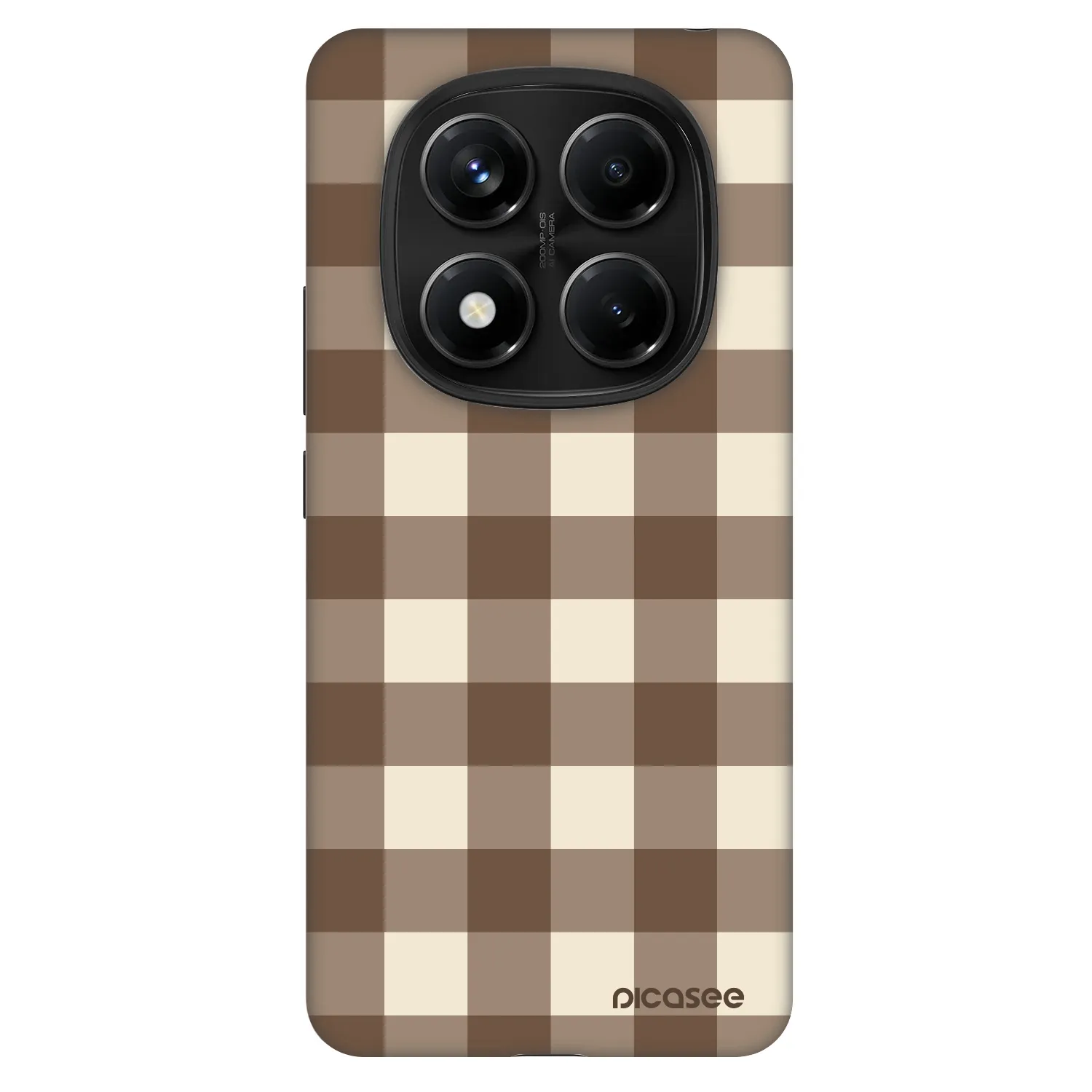 Picasee Fashion Case na Xiaomi Redmi Note 14 Pro 5G - Brown grid