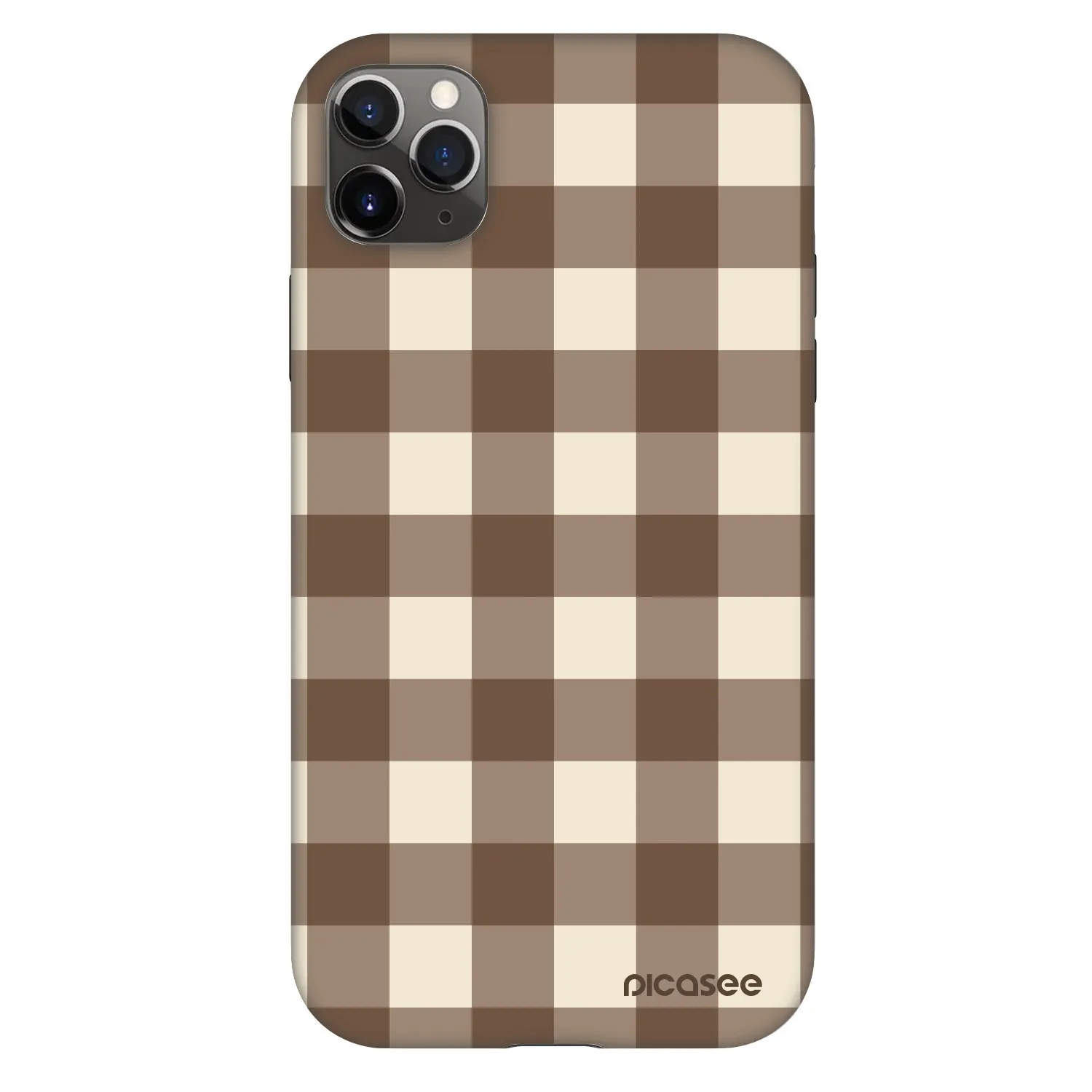 Picasee Fashion Case na Apple iPhone 11 Pro Max - Brown grid
