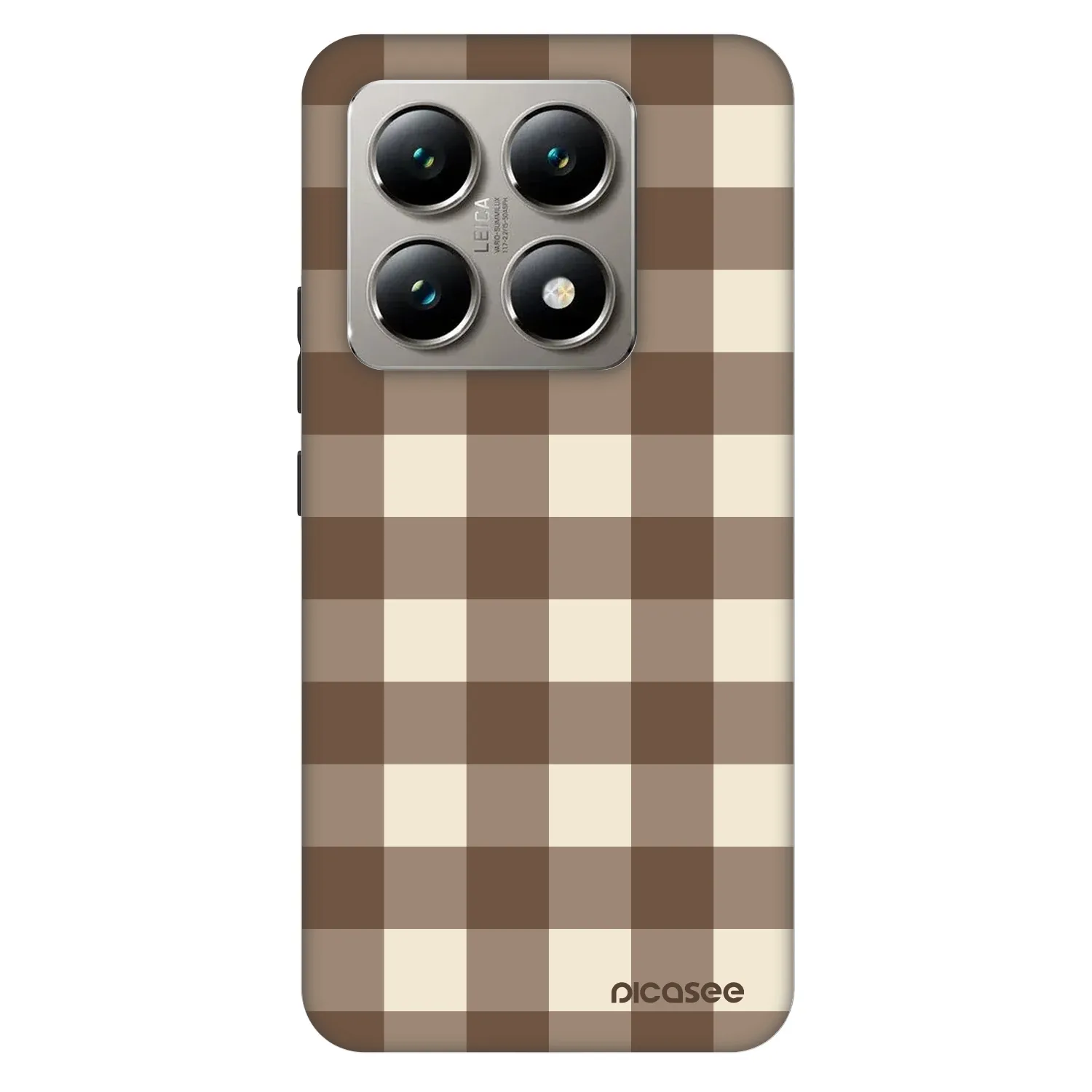 Picasee Fashion Case na Xiaomi 14T Pro - Brown grid