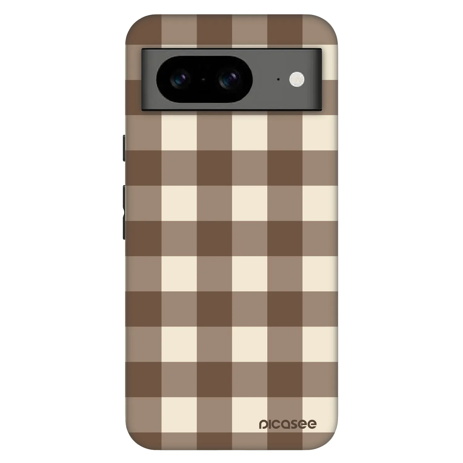Picasee Fashion Case na Google Pixel 8 Pro - Brown grid