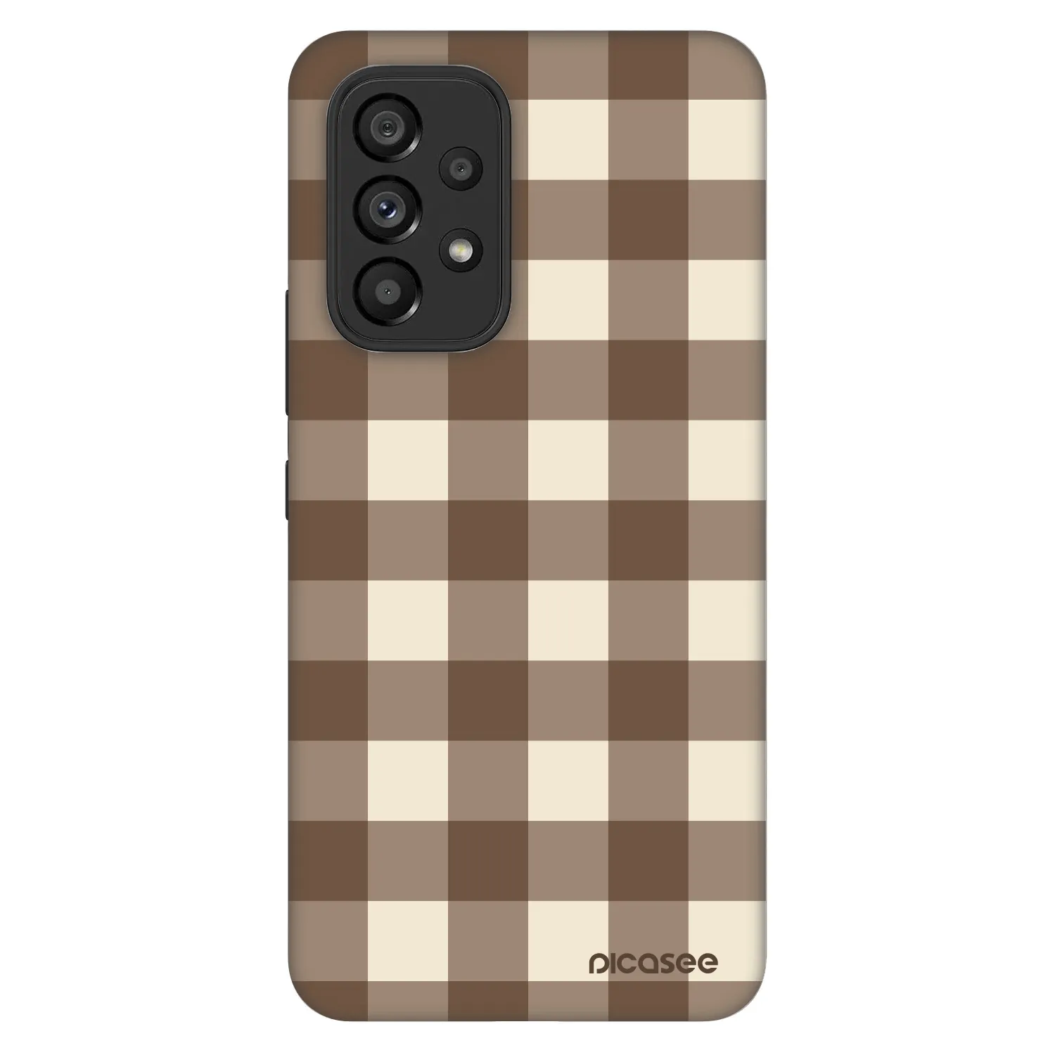 Picasee Fashion Case na Samsung Galaxy A53 5G A536 - Brown grid