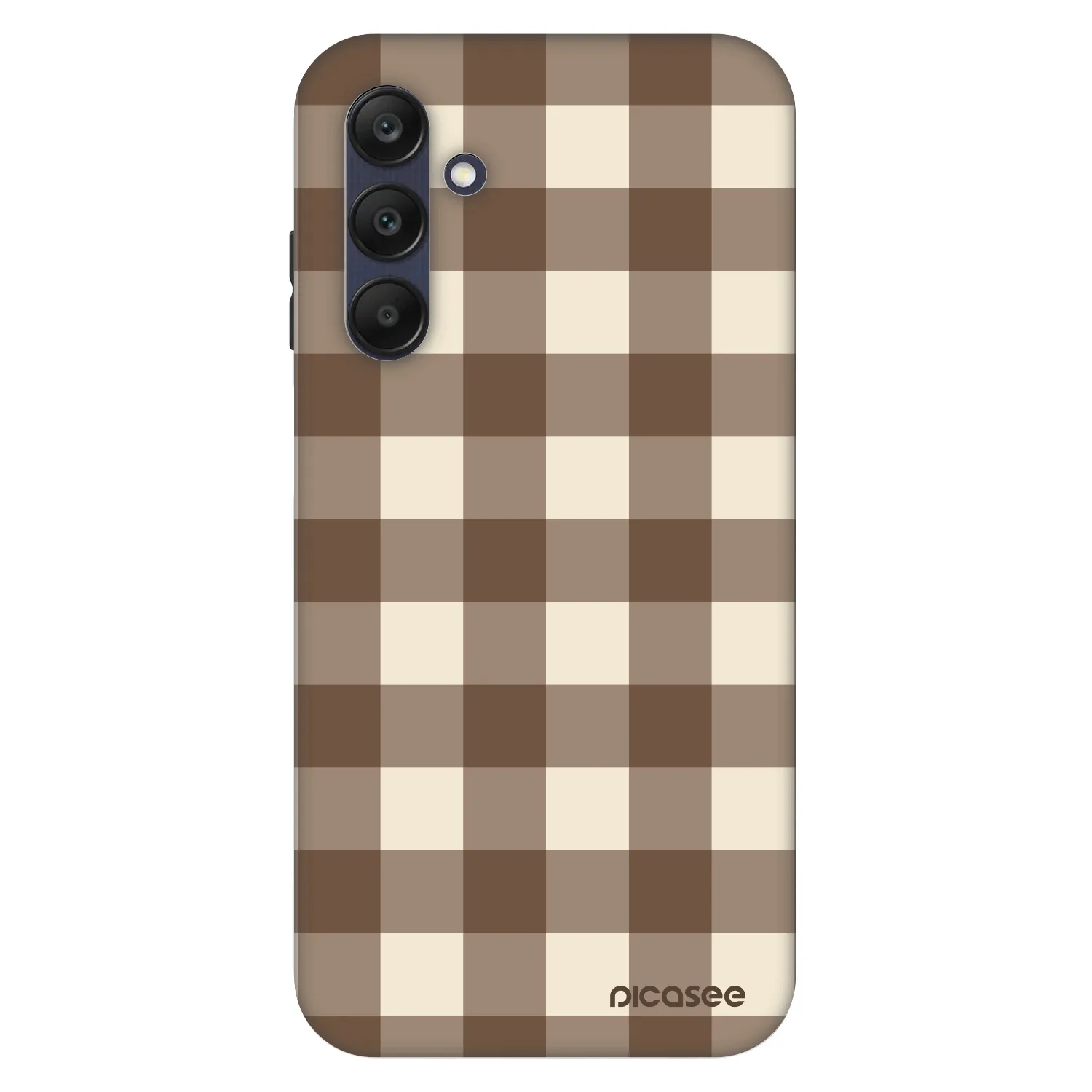 Picasee Fashion Case na Samsung Galaxy A25 A256B 5G - Brown grid