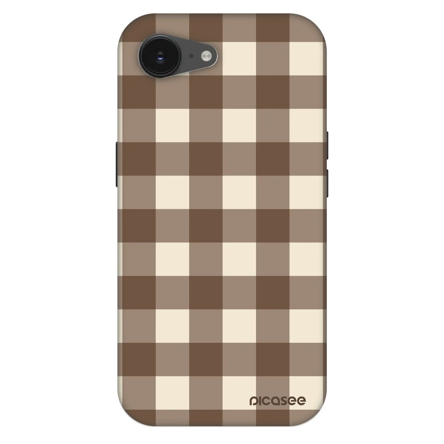 Picasee Fashion Case MagSafe na Apple iPhone 16e - Brown grid