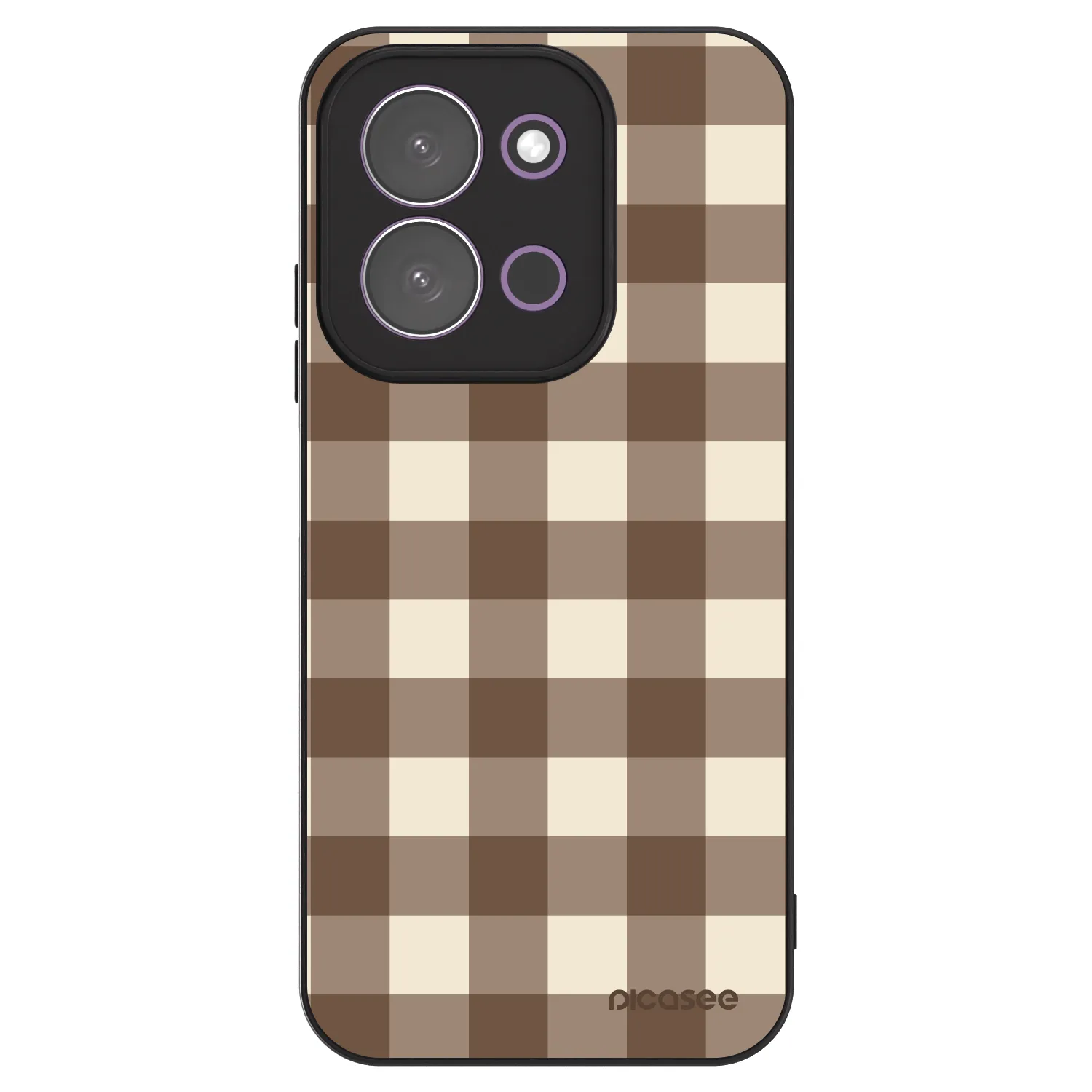 Picasee ULTIMATE CASE na Xiaomi Redmi 15C 5G - Brown grid
