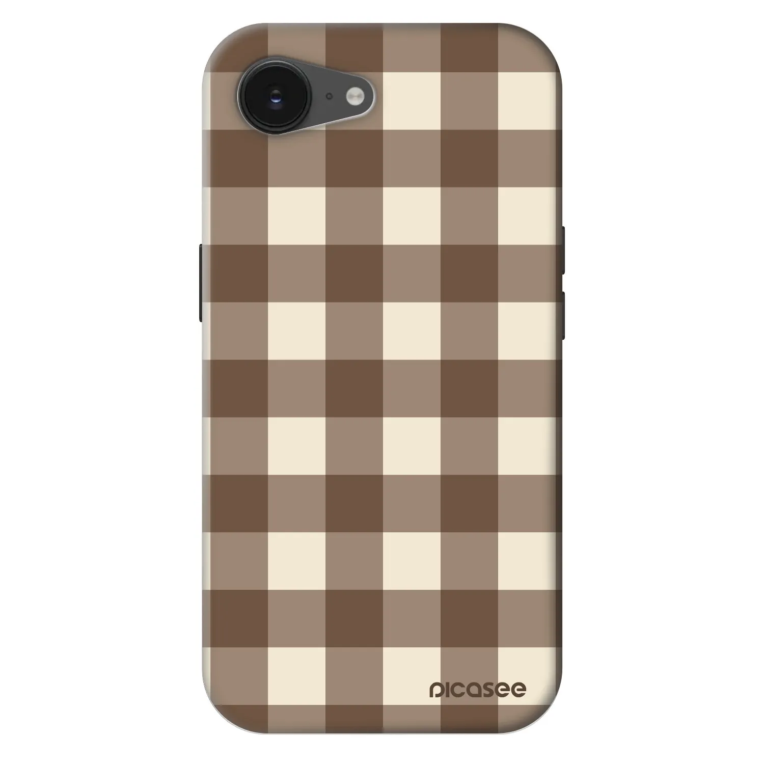 Picasee Fashion Case MagSafe na Apple iPhone 17e - Brown grid