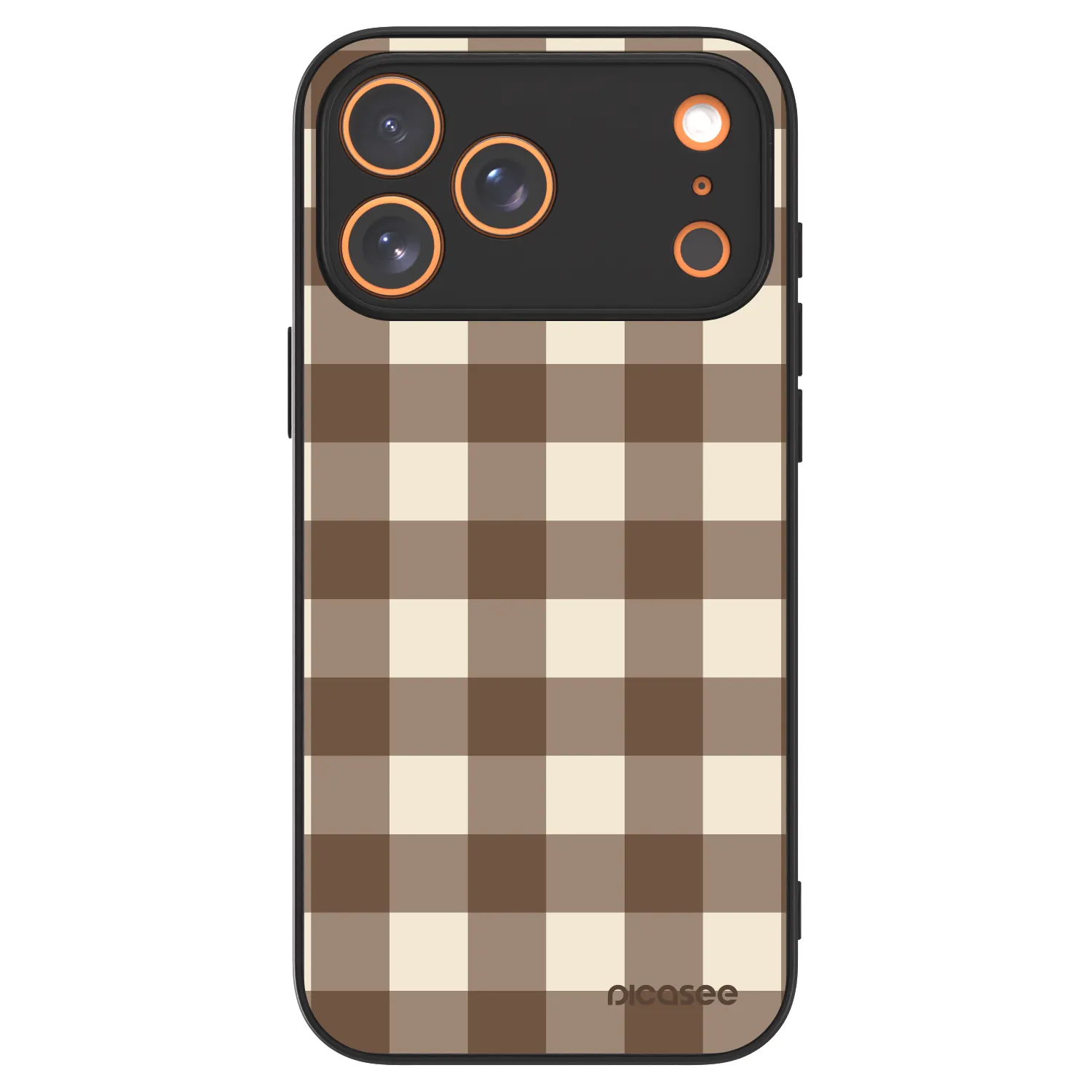 Picasee ULTIMATE CASE MagSafe pro Apple iPhone 18 Pro Max - Brown grid