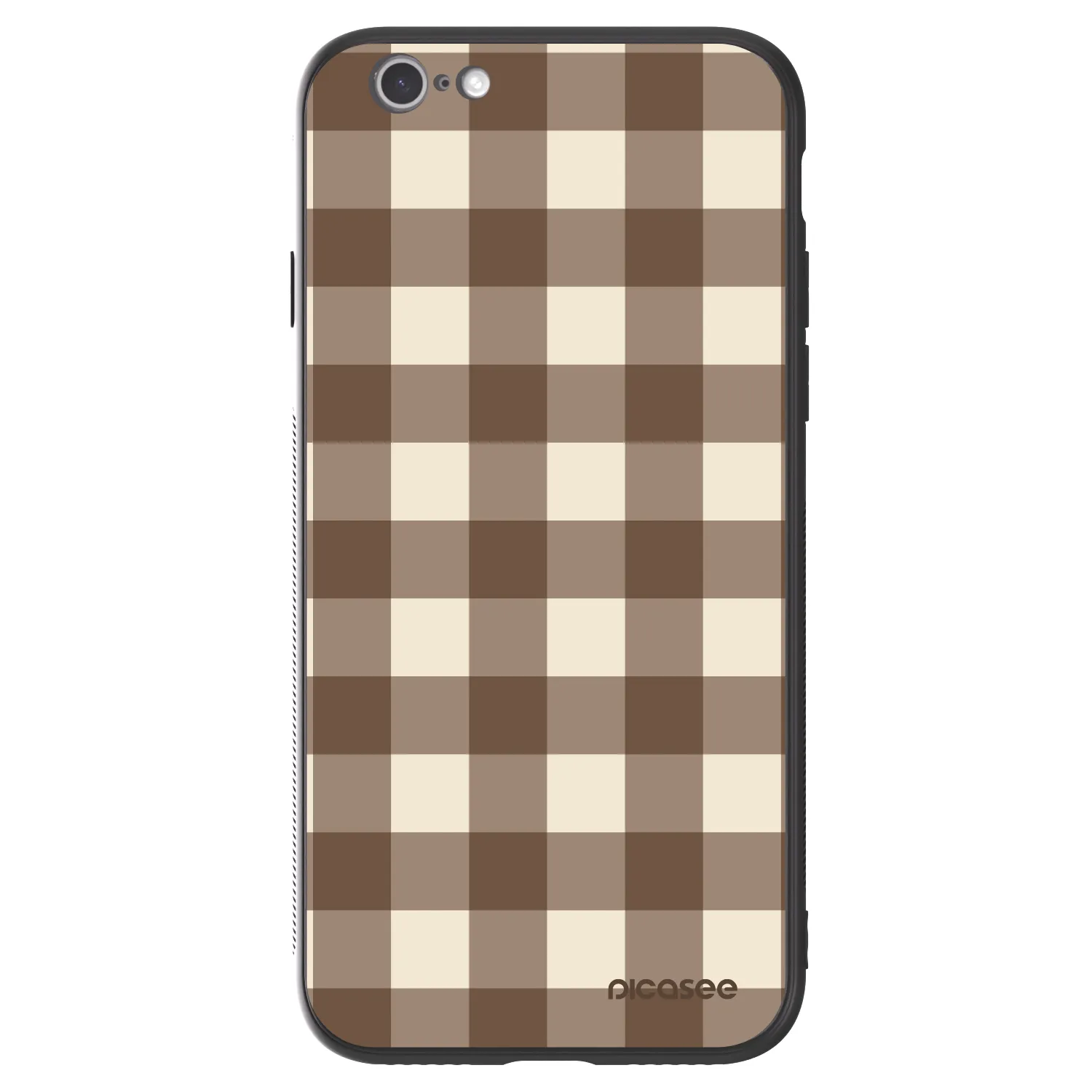 Picasee ULTIMATE CASE na Apple iPhone 6/6S - Brown grid