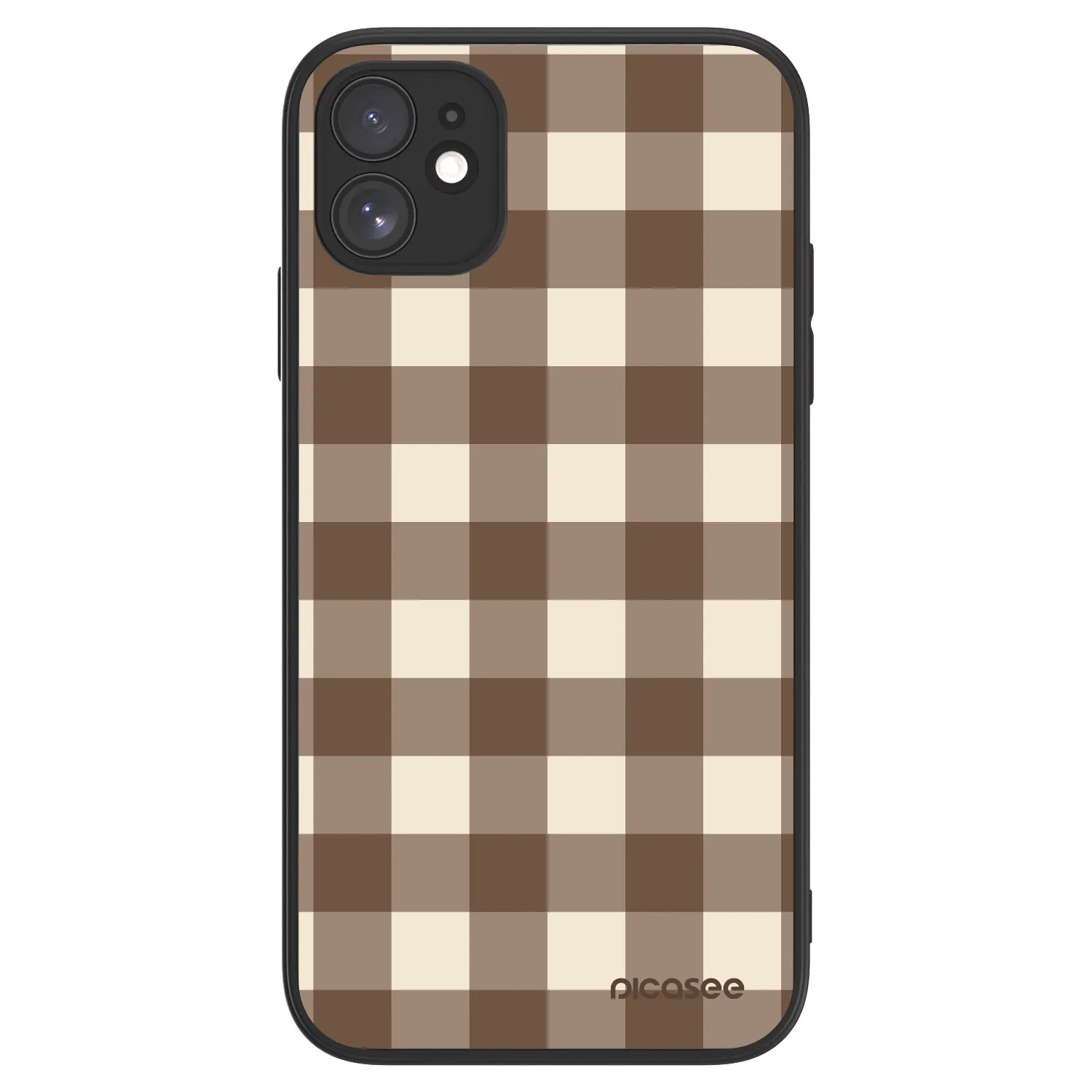 Picasee ULTIMATE CASE na Apple iPhone 11 - Brown grid
