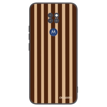 Etui na Motorola Moto G9 Play - Brown lines