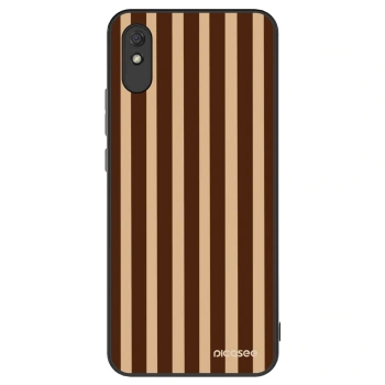 Etui na Xiaomi Redmi 9A - Brown lines