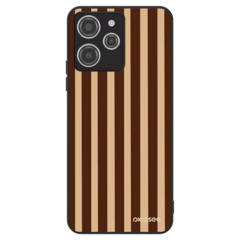 Etui na Xiaomi Redmi 12 4G - Brown lines