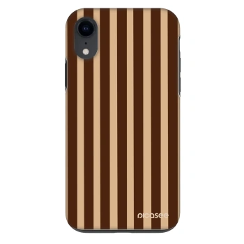Etui na Apple iPhone XR - Brown lines