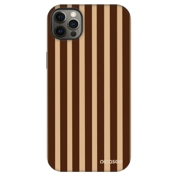 Etui na Apple iPhone 12 Pro Max - Brown lines