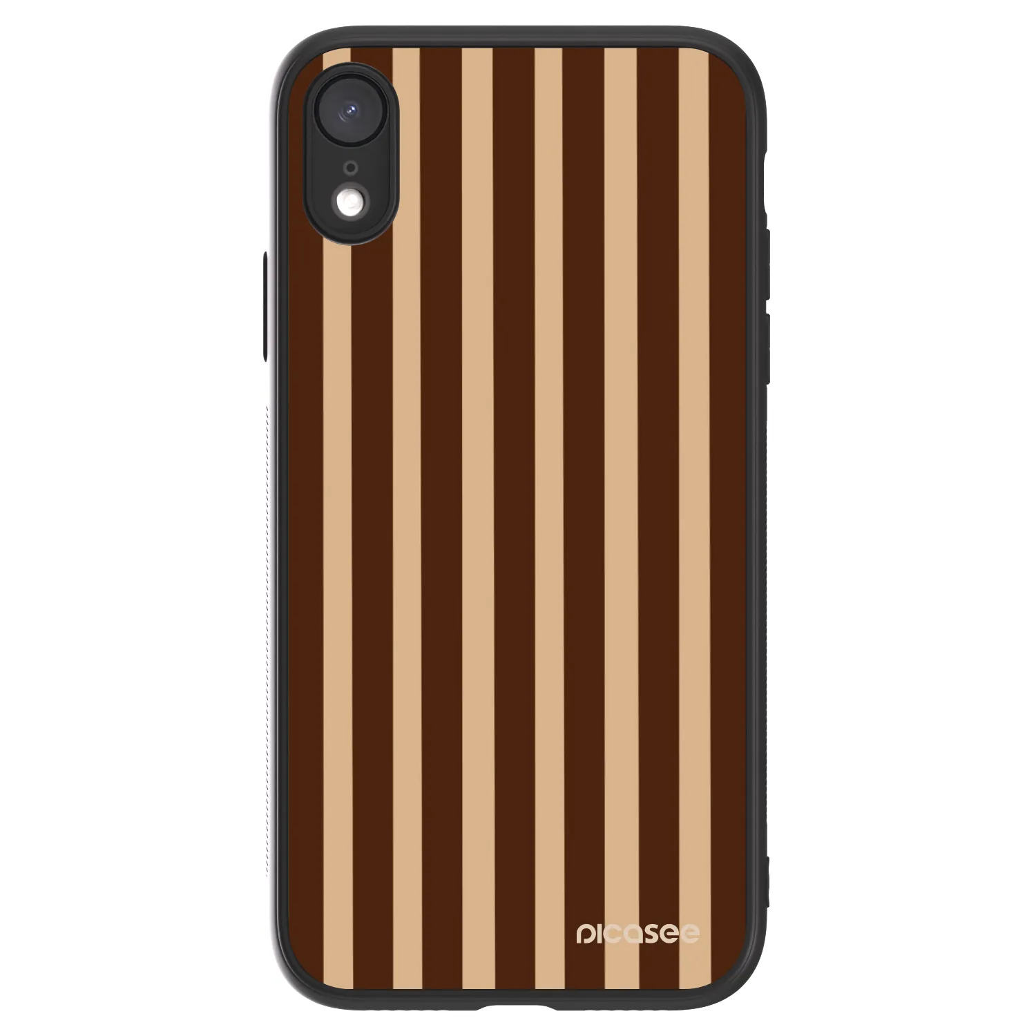 Picasee ULTIMATE CASE na Apple iPhone XR - Brown lines