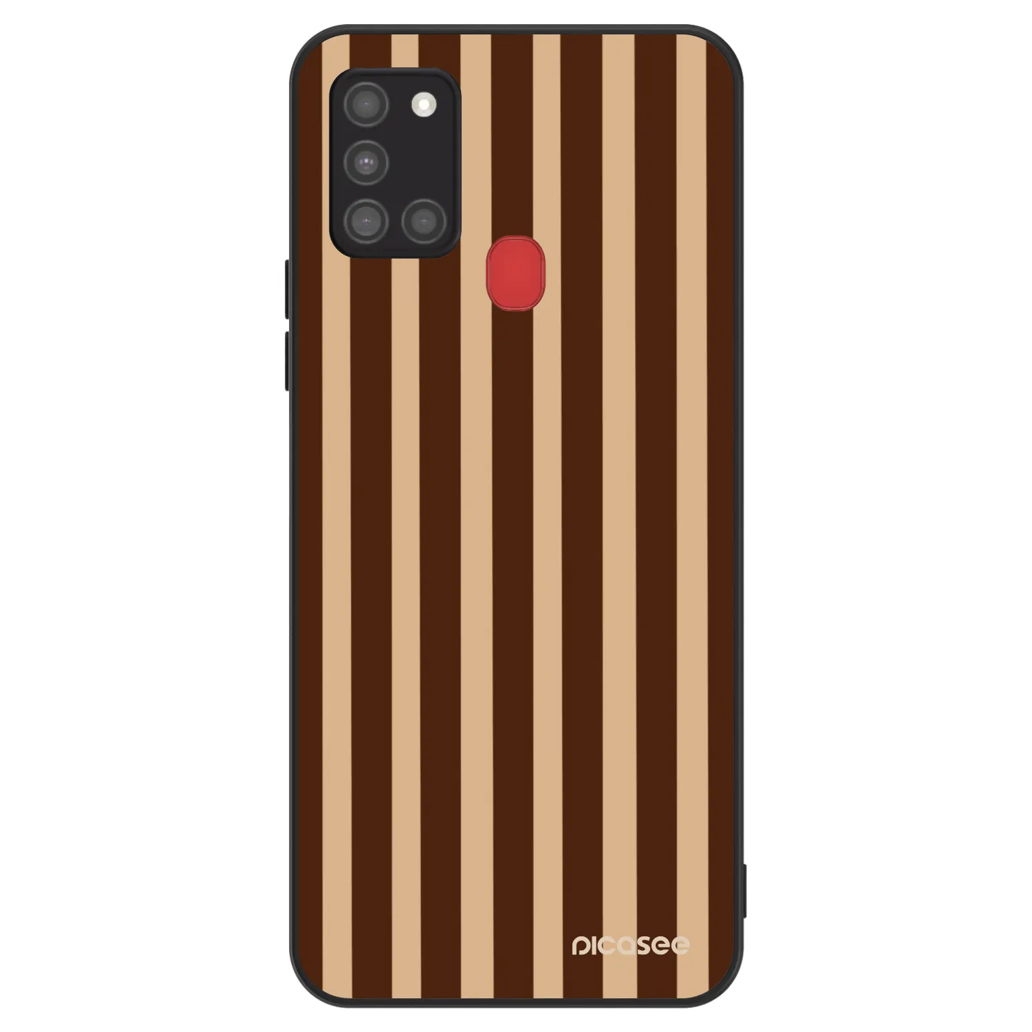 Picasee ULTIMATE CASE na Samsung Galaxy A21s - Brown lines