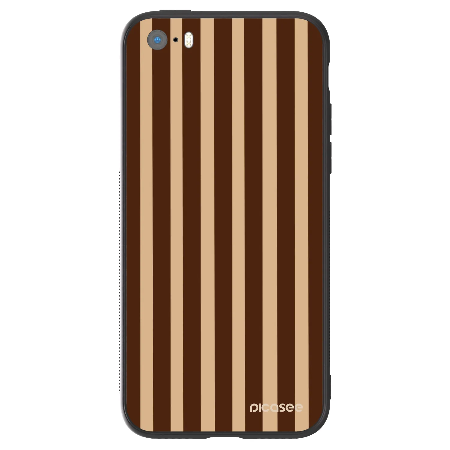 Picasee ULTIMATE CASE na Apple iPhone 5/5S/SE - Brown lines