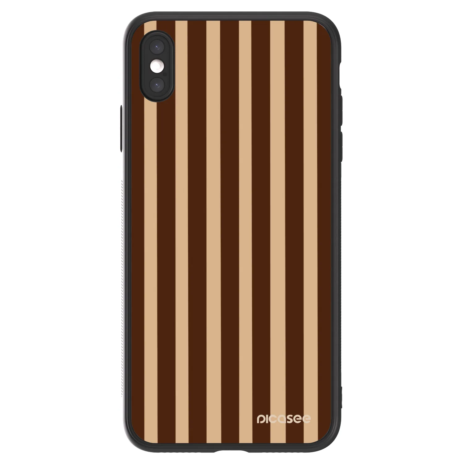 Picasee ULTIMATE CASE na Apple iPhone XS Max - Brown lines